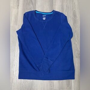 Tek Gear Casual Pull Over Sweatshirt Blue Women’s Size Large